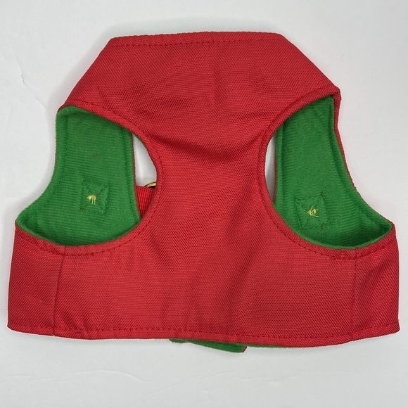 Dabney Lee Dog Holiday Red Vest Harness Size Small - Picture 7 of 8